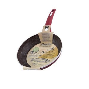 Βιομάρ Inox Τηγάνι από Αλουμίνιο με Αντικολλητική Επίστρωση 30x5.5cm