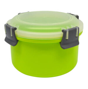 ANKOR Φαγητοδοχείο Πλαστικό Με Καπάκι Ασφαλείας Λαχανί 0,88lt.