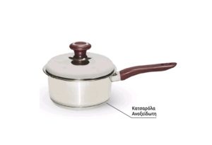 Βιομάρ Inox Κατσαρολάκι Γάλακτος Ανοξείδωτο 16/1.1lt