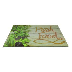 ANKOR Επιφάνεια Κοπής Γυάλινη Με Σχέδιο Λαχανικά 40εκ.