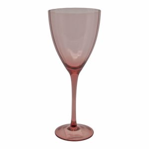 ANKOR Σετ Ποτήρια Κολωνάτα 6 Τμχ. Γυάλινα Premium Μώβ Χρώμα 370ml