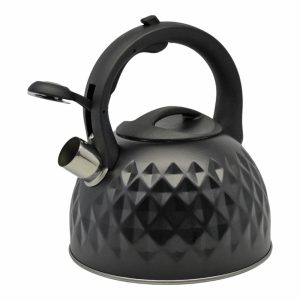 ANKOR Τσαγιέρα Ανοξείδωτη Σε Μαύρο Χρώμα 3lt