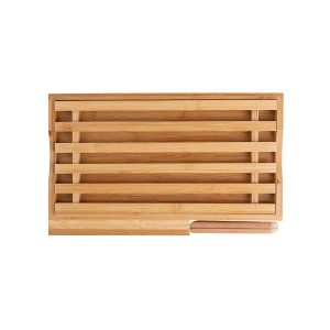 Estia Επιφάνεια Κοπής Bamboo Essentials Με Μαχαίρι Ψωμιού 35.5εκ.