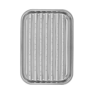 Estia Δίσκος Ψησίματος Barbeque Ανοξείδωτος 34x24cm