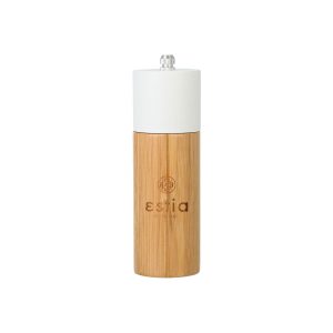 Estia Μύλος Για Αλάτι / Πιπέρι Bamboo Essentials Κεραμικός Λευκός