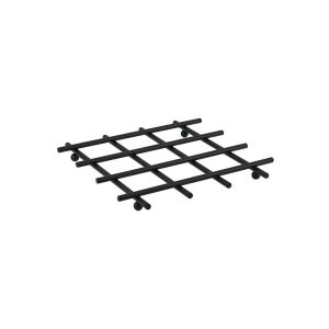 Estia Βάση Μαγειρικού Σκεύους Matte Black Από Κράμα Ψευδαργύρου