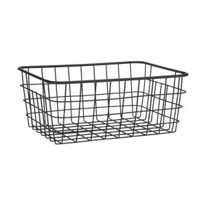 Estia Καλάθι Οργάνωσης Μεταλλικό Μαύρο 28x22x12.5cm