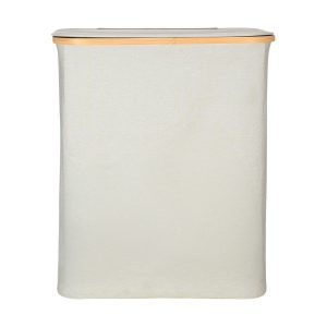 Estia Καλάθι Απλύτων Bamboo Essentials Με Καπάκι 2 Θέσεων Γκρι 144lt