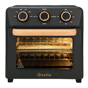 Estia Φριτέζα Αέρος-Φουρνάκι Oak 12lt Μαύρο 1400W