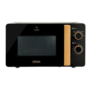 Estia Φούρνος Μικροκυμάτων Oak 20lt Μαύρος 700W