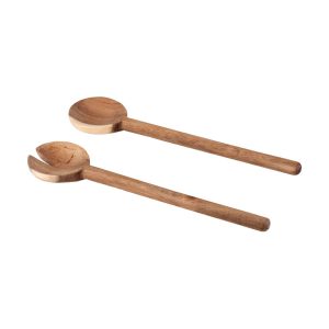 Estia Κουτάλες Σαλάτας 2 Τμχ. Allure Ξύλινες