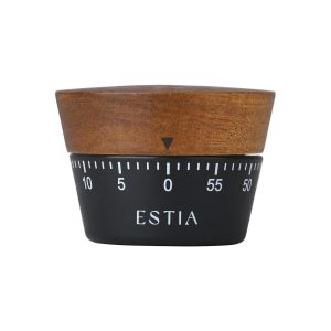 Estia Χρονόμετρο Κουζίνας Allure Αναλογικό 60 Λεπτών Μαύρο