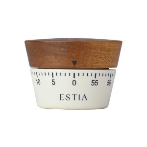 Estia Χρονόμετρο Κουζίνας Allure Αναλογικό 60 Λεπτών Ivory